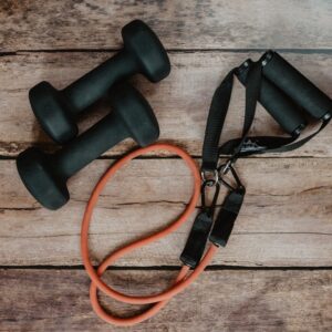 Photo Dumbbell workout
