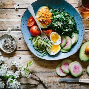 Photo Healthy meal prep